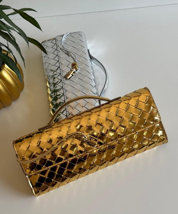 Bottega Veneta Long Andiamo clutch