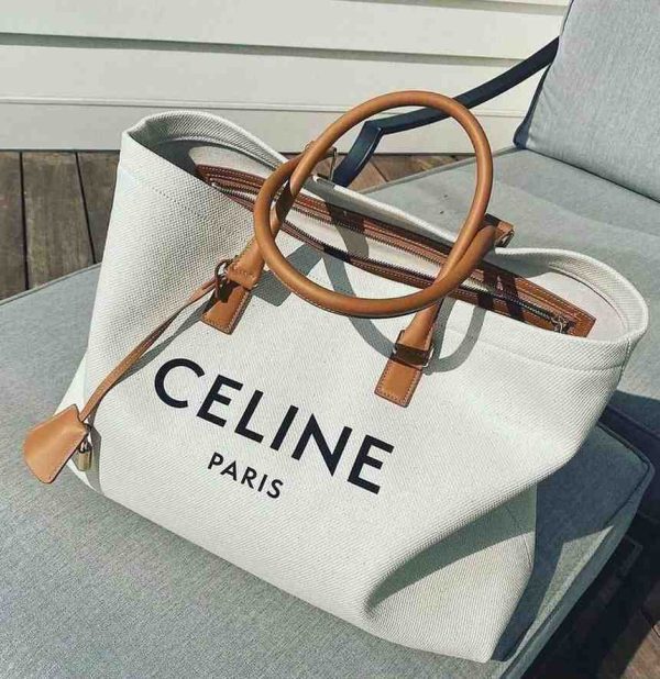 Celine Logo Print Bag