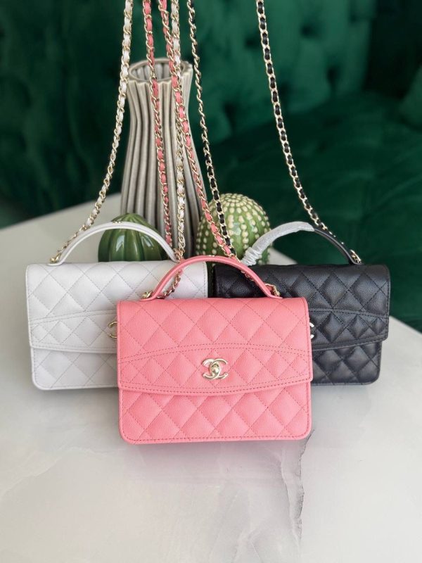 Chanel Flap Bags with Top Handle - Image 2