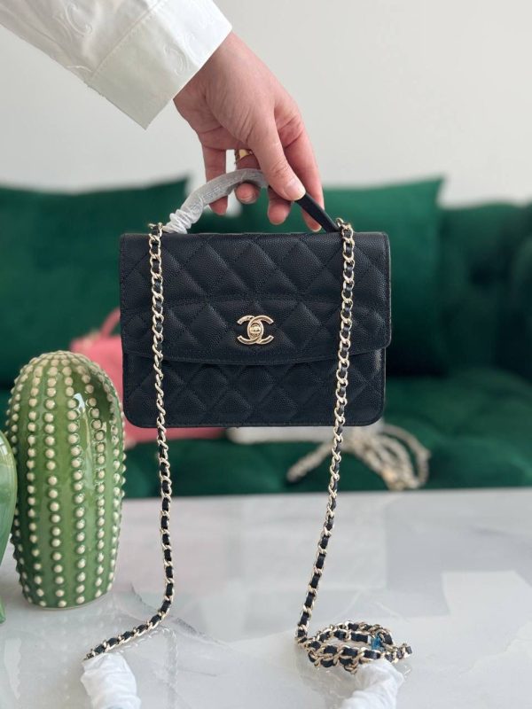 Chanel Flap Bags with Top Handle - Image 9
