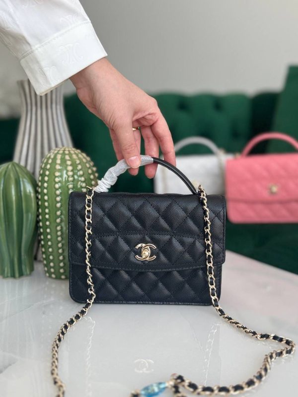 Chanel Flap Bags with Top Handle - Image 10