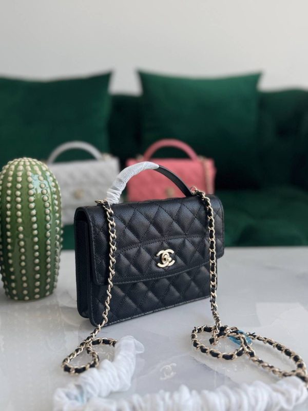 Chanel Flap Bags with Top Handle - Image 11