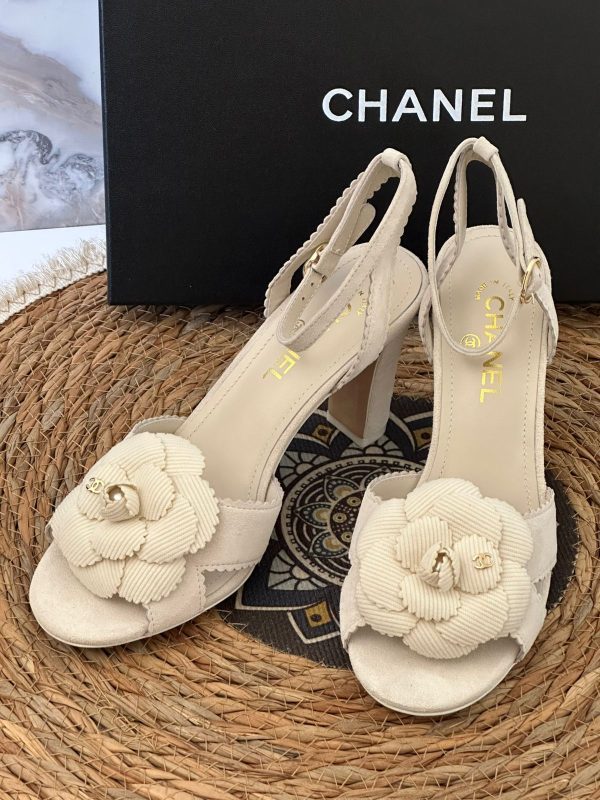Chanel Camellia Series Sandals