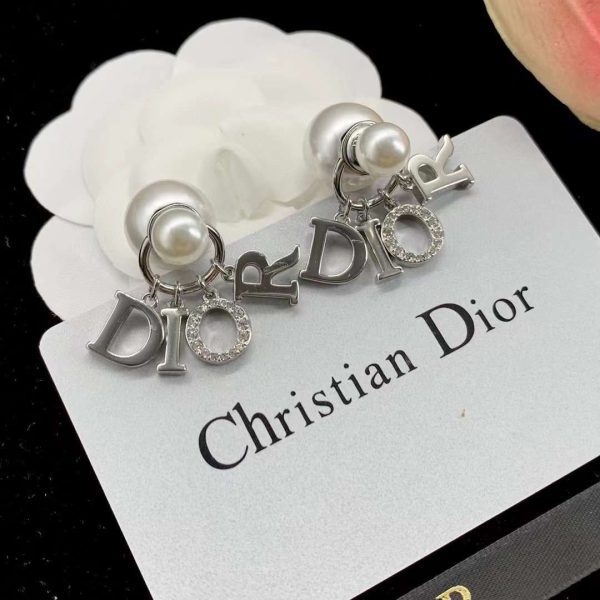 DIOR Petit CD Earrings Gold-Finish Metal - Image 22