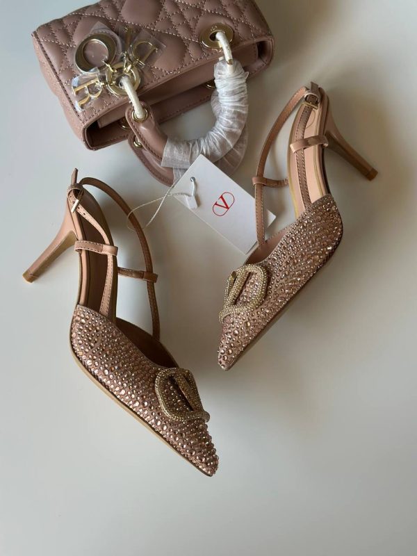 Valentino Garavani VLogo Signature 80mm Slingback - Image 2