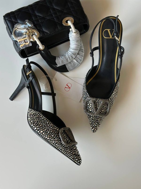 Valentino Garavani VLogo Signature 80mm Slingback - Image 7
