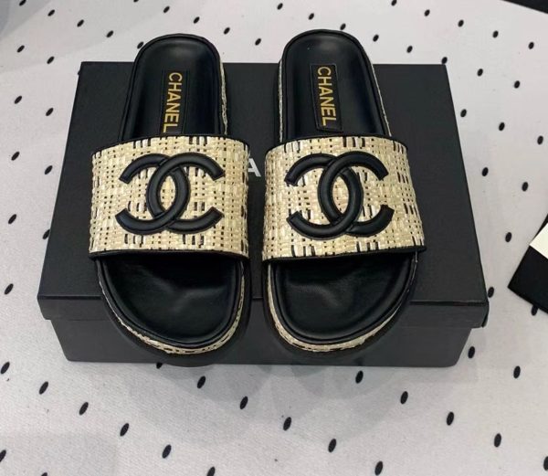 Chanel Women's Tweed Slides - Image 2
