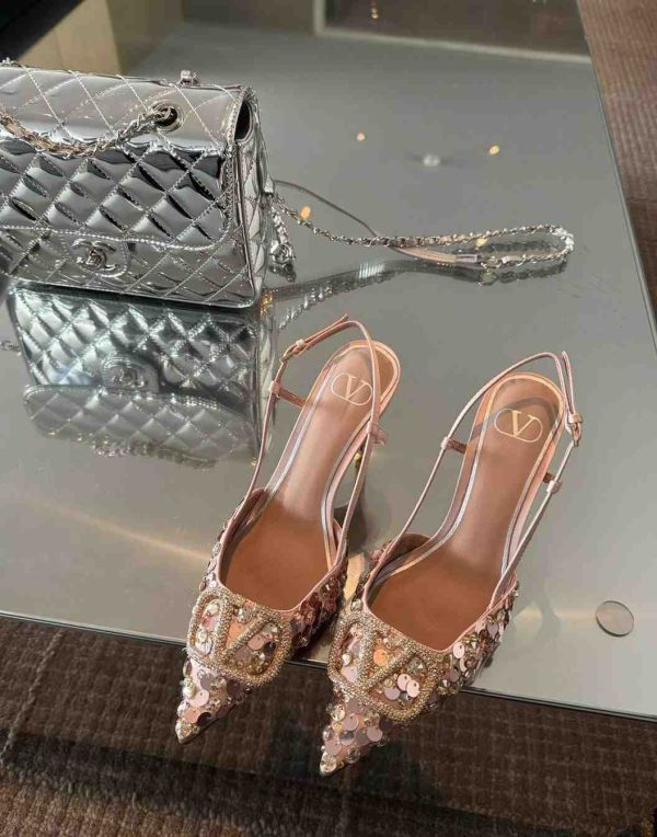Valentino Garavani Women's Slingback Heels - Image 3