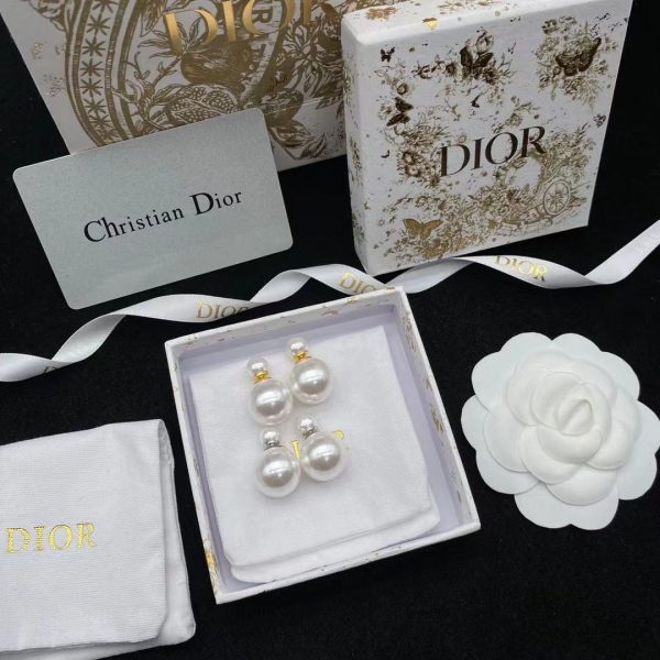 DIOR Petit CD Earrings Gold-Finish Metal - Image 16