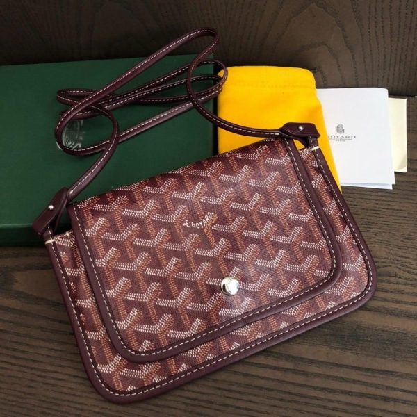 Goyard Goyardine Plumet Pocket Wallet Crossbody Bag - Image 7
