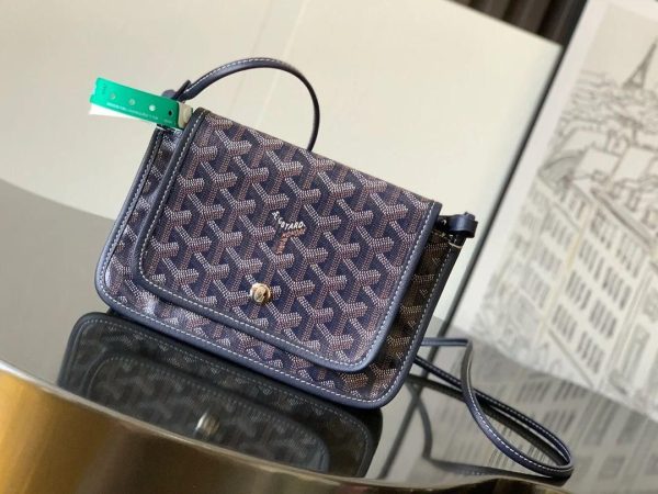 Goyard Goyardine Plumet Pocket Wallet Crossbody Bag - Image 8