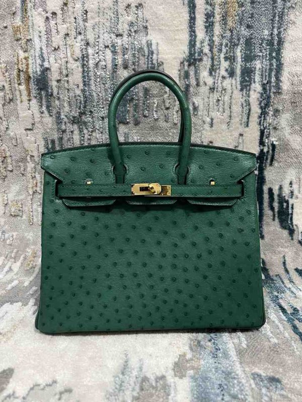 Hermes Ostrich Birkin 25 - Image 4