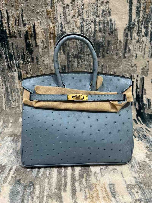 Hermes Ostrich Birkin 25 - Image 7