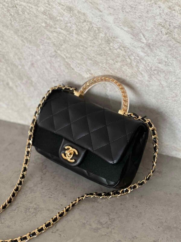 Chanel Bag Black Leather - Image 5