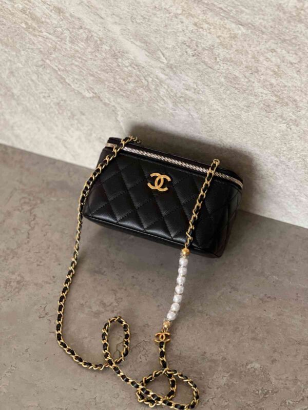 Chanel Bag Black Leather - Image 6