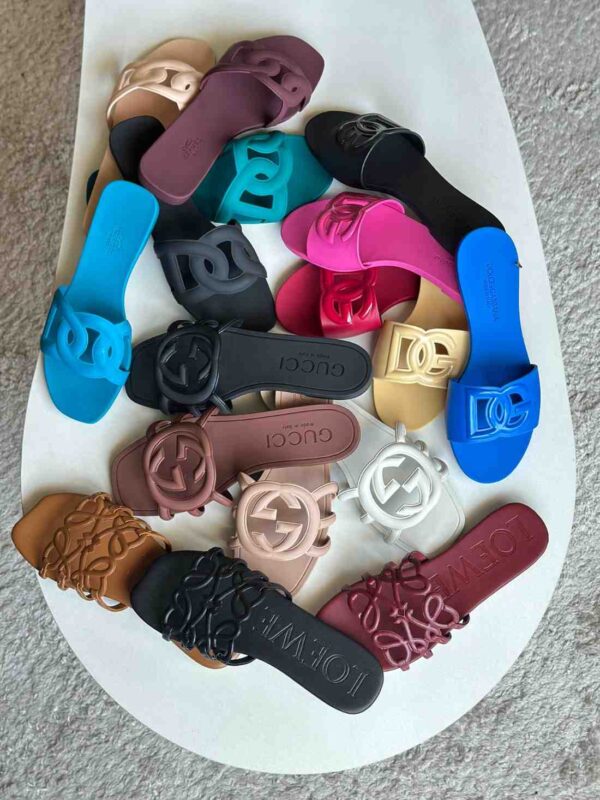 Loewe And D&G Rubber Slide - Image 2