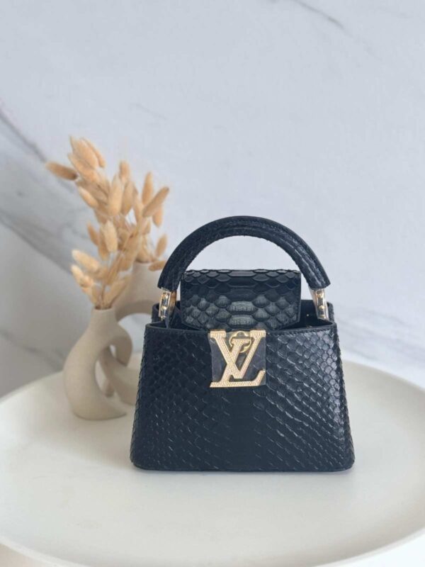 Louis Vuitton Capucine Snakeskin Small Bag 21cm - Image 3