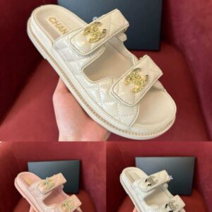 Chanel CC Slide Lambskin
