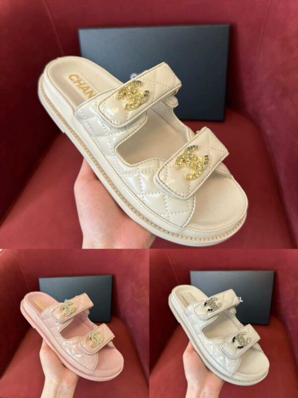 Chanel CC Slide Lambskin