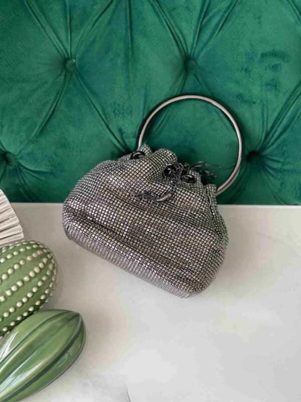 Jimmy Choo Bon Bon Crystal Mesh Champagne Light - Image 7