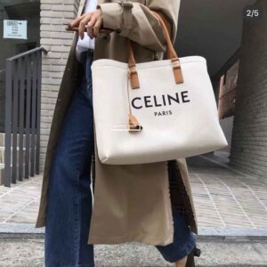 Celine Horizontal Cabas Tote - Neutrals Totes