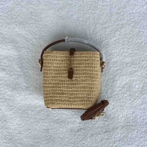Saint Laurent Le 37 Handbag in Raffia