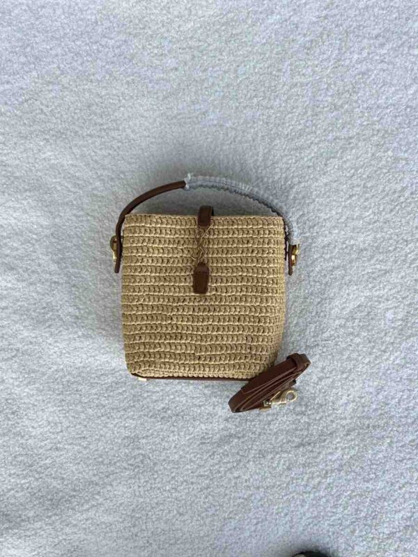 Saint Laurent Le 37 Handbag in Raffia