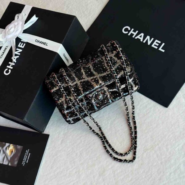 Chanel 23A tweed mini rectangular bag - Image 6