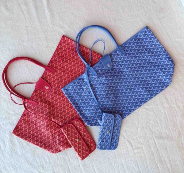 Goyard Chevron St. Louis PM Tote Bag