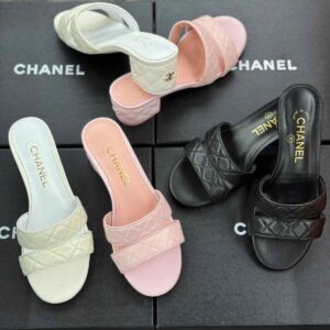 chanel mule heels