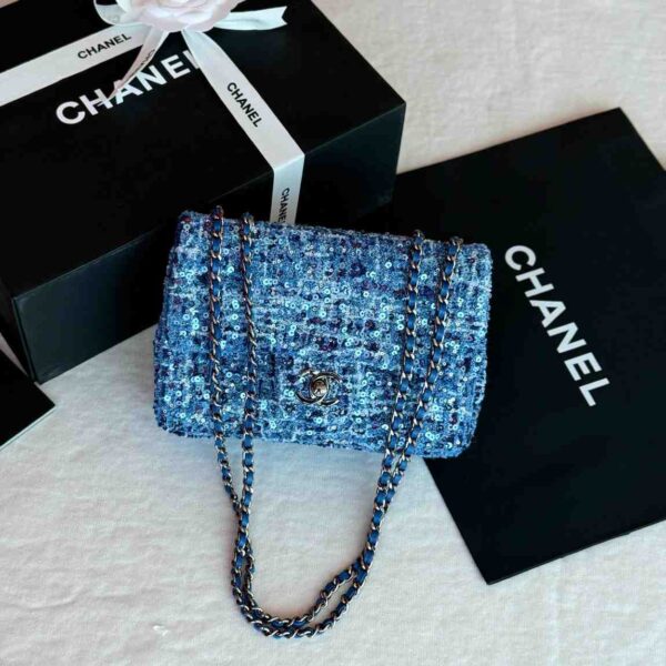 Chanel 23A tweed mini rectangular bag - Image 3