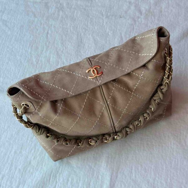 Chanel Suede French Riviera Hobo - Image 2
