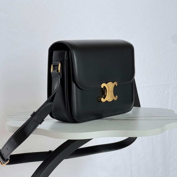 Celine Teen Triomphe Bag In Triomphe Canvas And Calfskin - Image 16