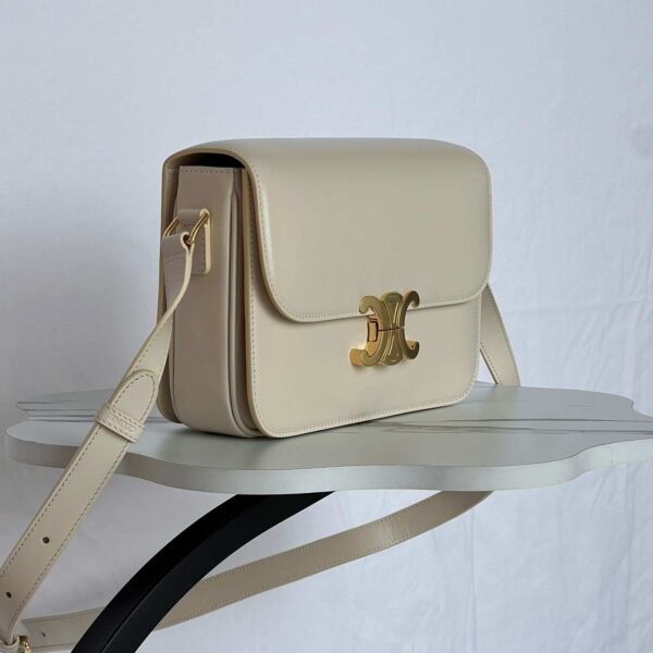 Celine Teen Triomphe Bag In Triomphe Canvas And Calfskin - Image 15