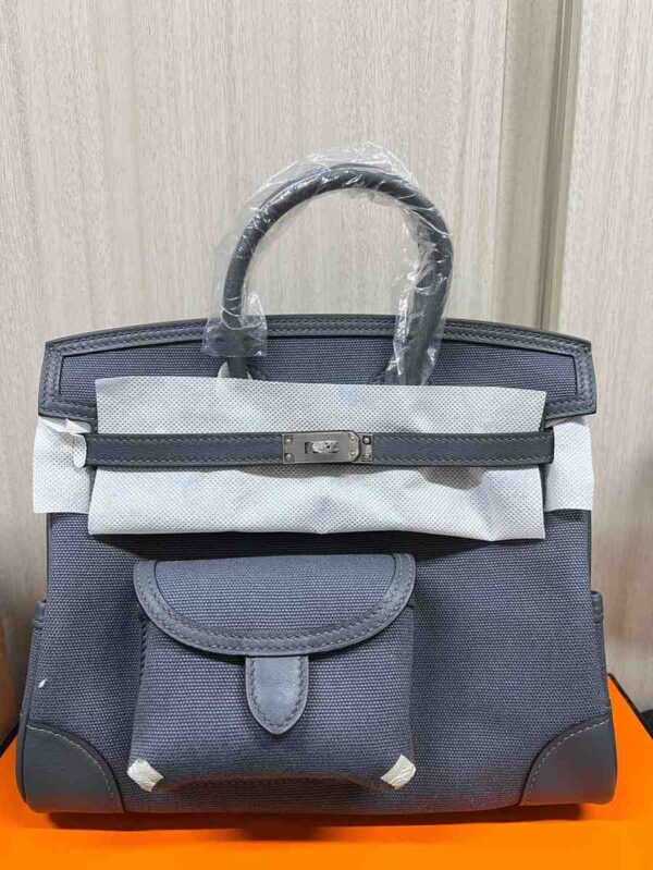 hermes Travel Bag Cargo 25 Pink/Black - Image 2