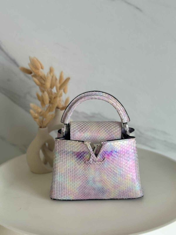 Louis Vuitton Capucine Snakeskin Small Bag 21cm - Image 9