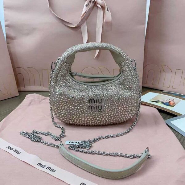 Miu Miu Wande Embellished Mini Bag - Image 2