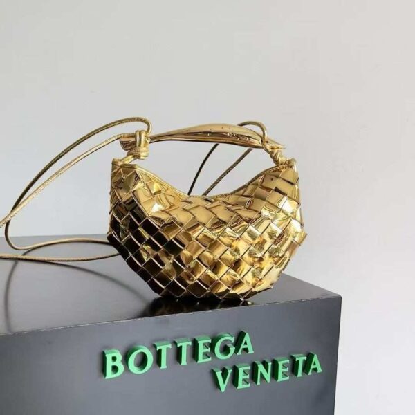 Woman Bottega Veneta Baby Mini Sardine Shoulder Bag