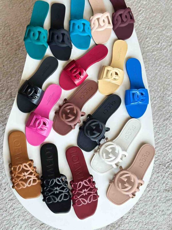 Loewe And D&G Rubber Slide - Image 4