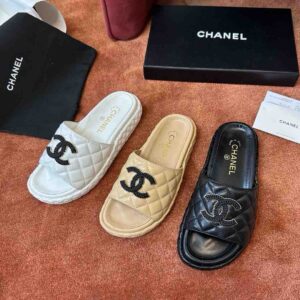 Chanel Mule Sandals Lambskin