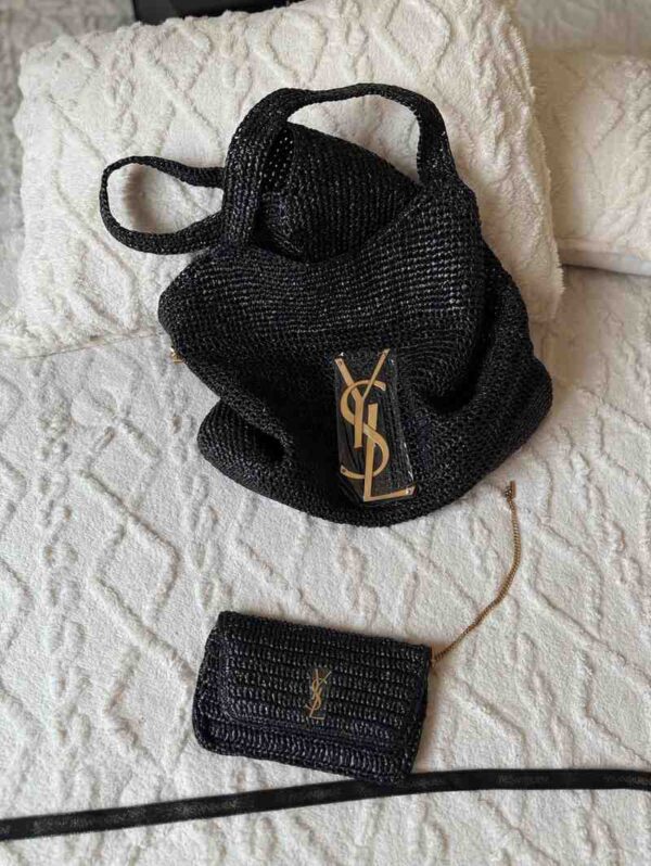Saint Laurent Icare Maxi Tote Women Bag in Raffia - Image 3