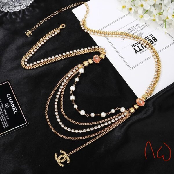 Chanel Pearl Chain Belt - Image 5