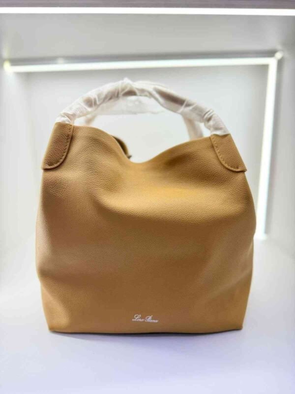 Loro Piana Bale Large Fine Grained Leather Woman