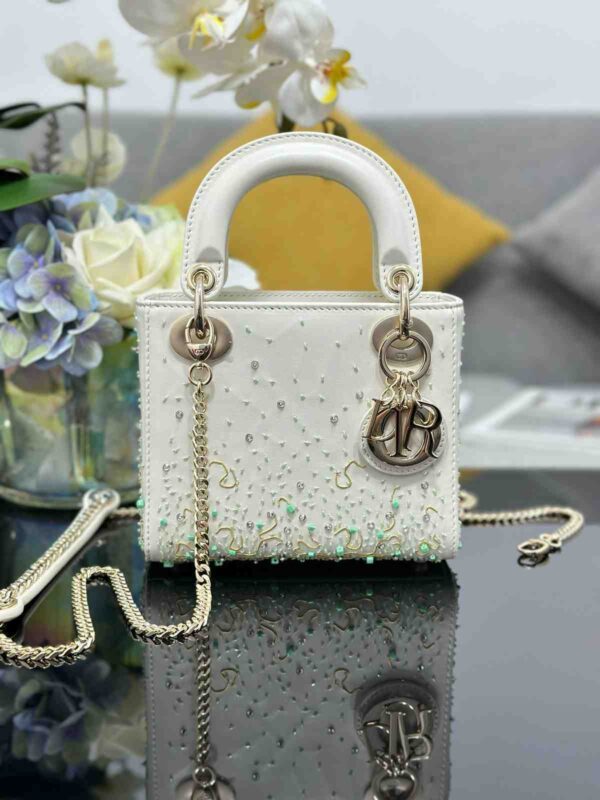 CD Lady Bag 20cm Crystal Embellished - Image 2