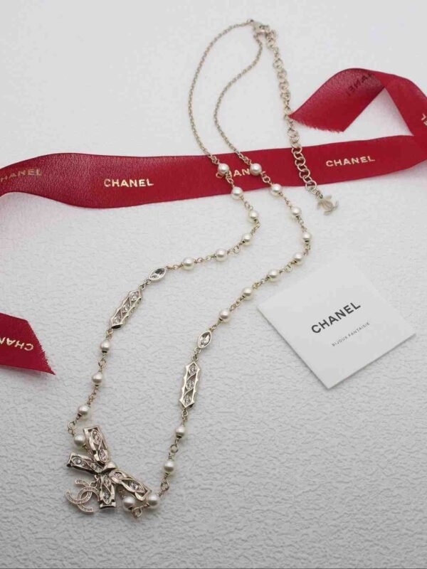 Chanel 24B Butterfly Necklace - Image 2