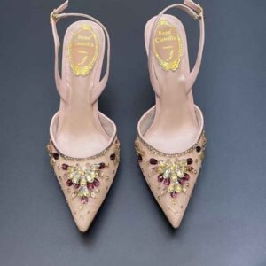 René Caovilla 75mm Cinderella Pumps