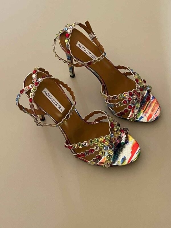 Aquazzura Leather Tequila Sandals Women 105 - Image 5
