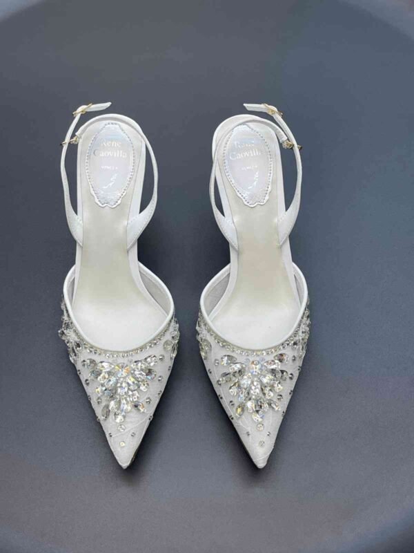 René Caovilla 75mm Cinderella Pumps - Image 4