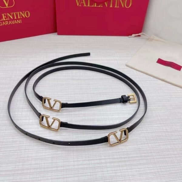 VALENTINO GARAVANI VLogo reversible leather belt - Image 2