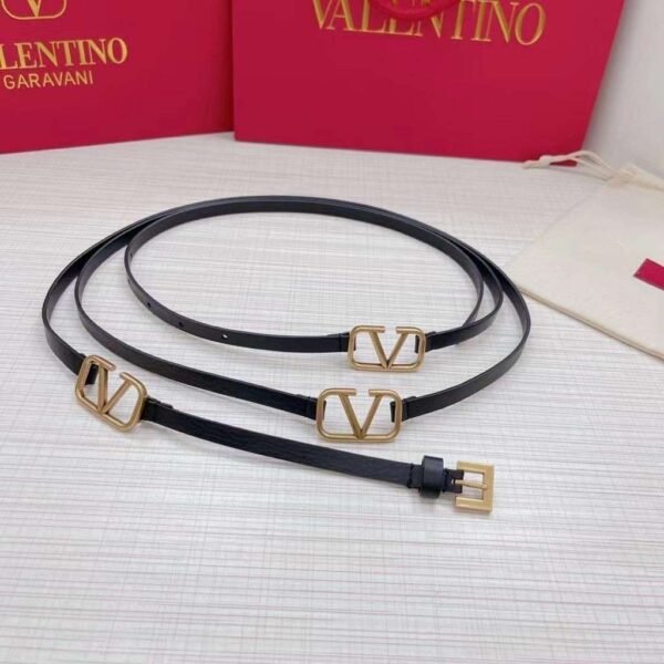 VALENTINO GARAVANI VLogo reversible leather belt - Image 3